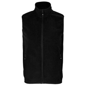 SOLS Unisex Adult Factor Microfleece Recycled Body Warmer / Black